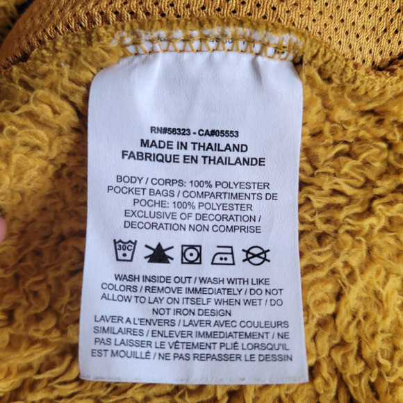 Nike Teddy Bear Sherpa Cropped Pullover Jacket Size L - Picture 9 of 9